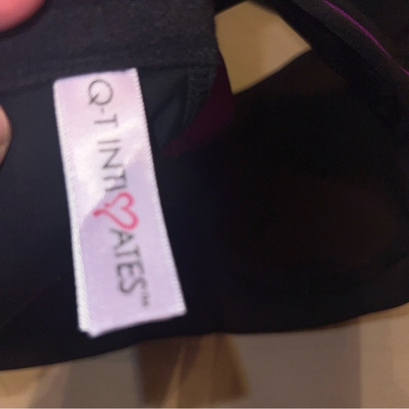 QT Intimates Wirefree Comfort Bra size 2X NEW PADDED Black - Picture 7 of 9